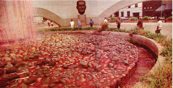Blood fountain