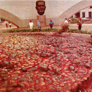 Blood fountain